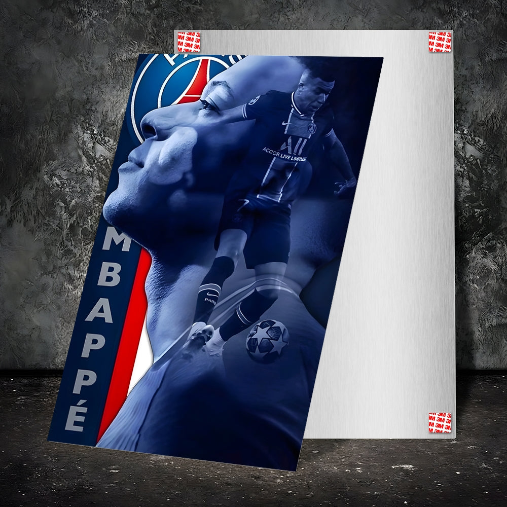 Metal Poster - Footballer Kylian Mbappe KM05 Mobile Case by CoverMeUp - Style 2