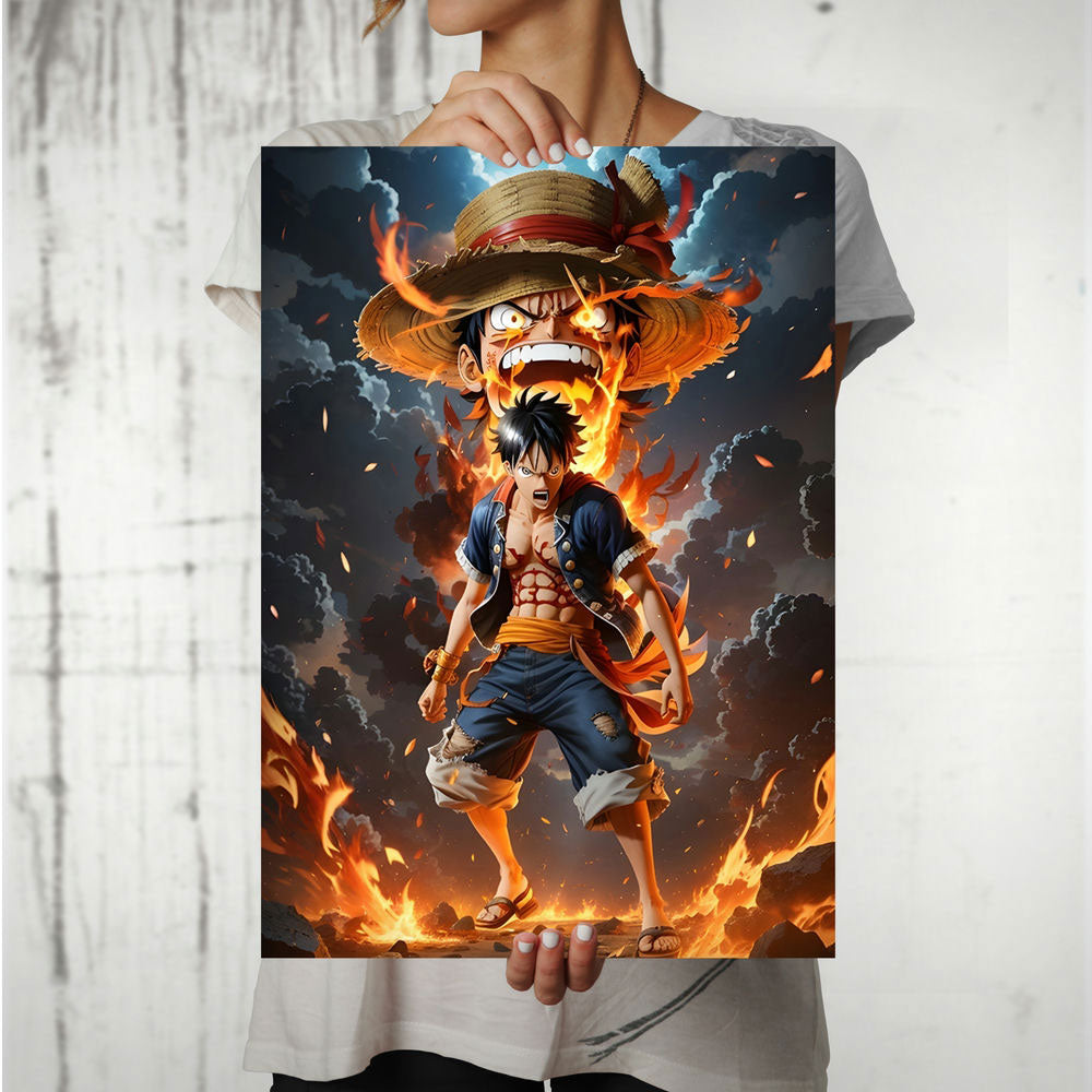Metal Poster - One Piece Monkey D Luffy OP12 Mobile Case by CoverMeUp - Style 8