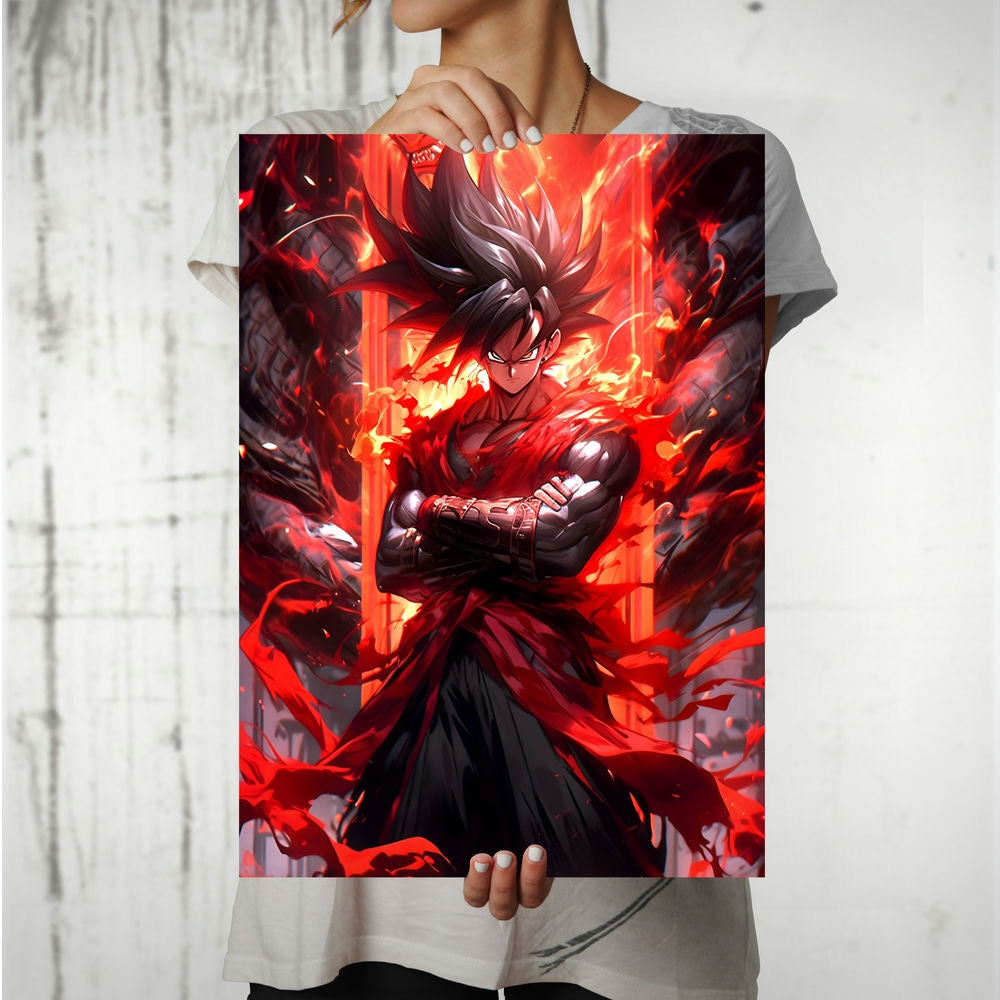 Metal Poster - Anime Dragon Ball Z DBZ01 Mobile Case by CoverMeUp - Style 8