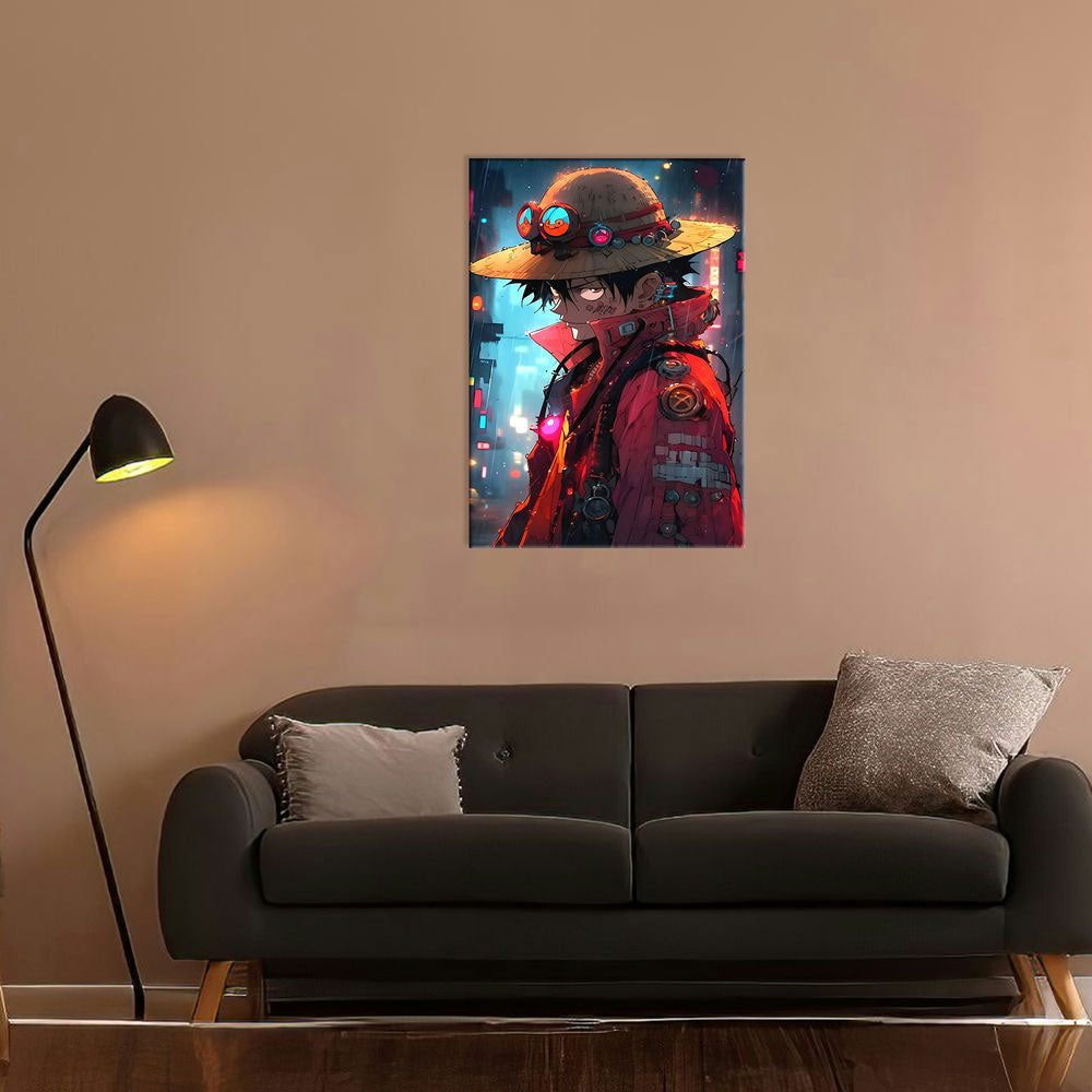 Metal Poster - One Piece Monkey D Luffy OP04 Mobile Case by CoverMeUp - Style 7