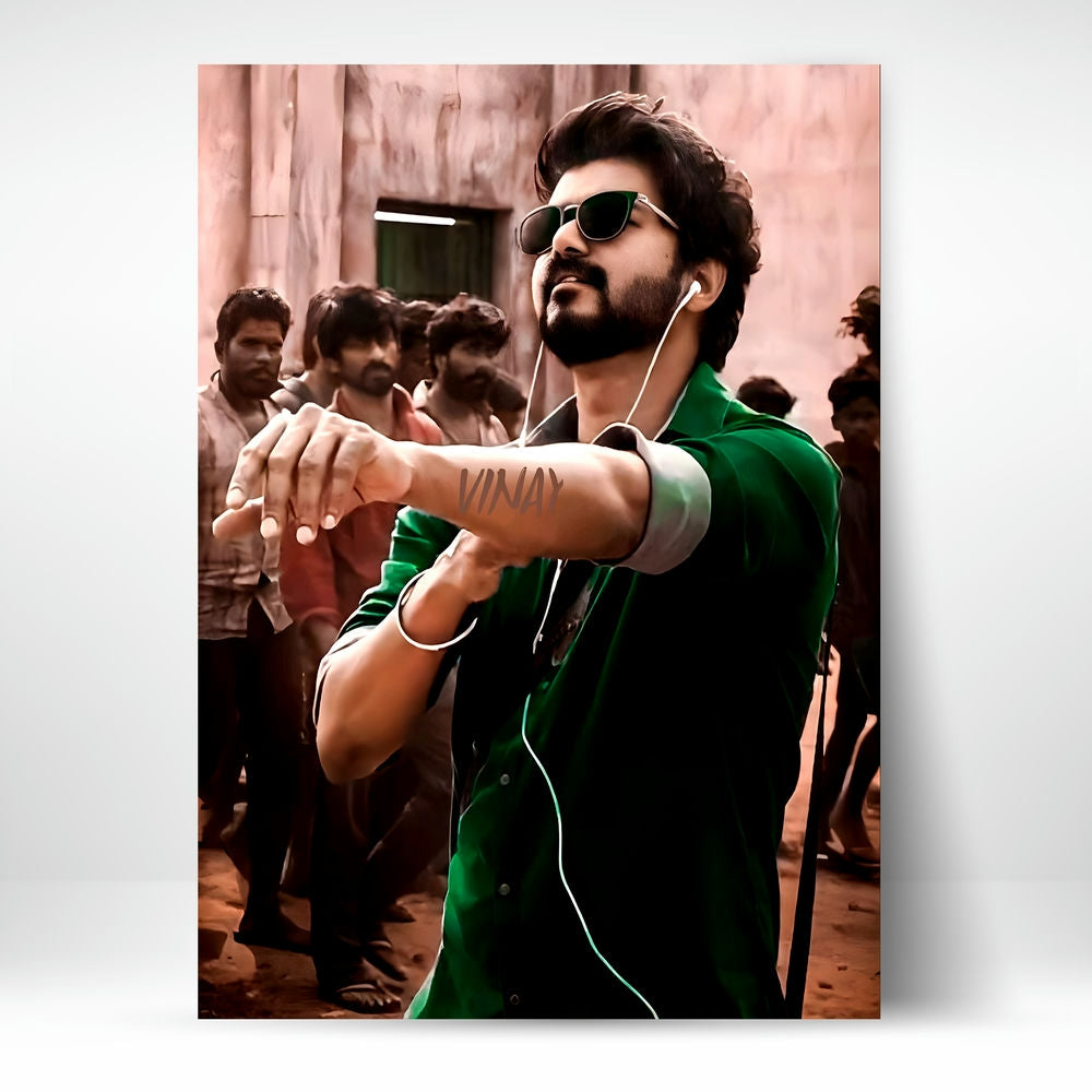 Metal Poster - Thalapathy Vijay TV02 Mobile Case by CoverMeUp