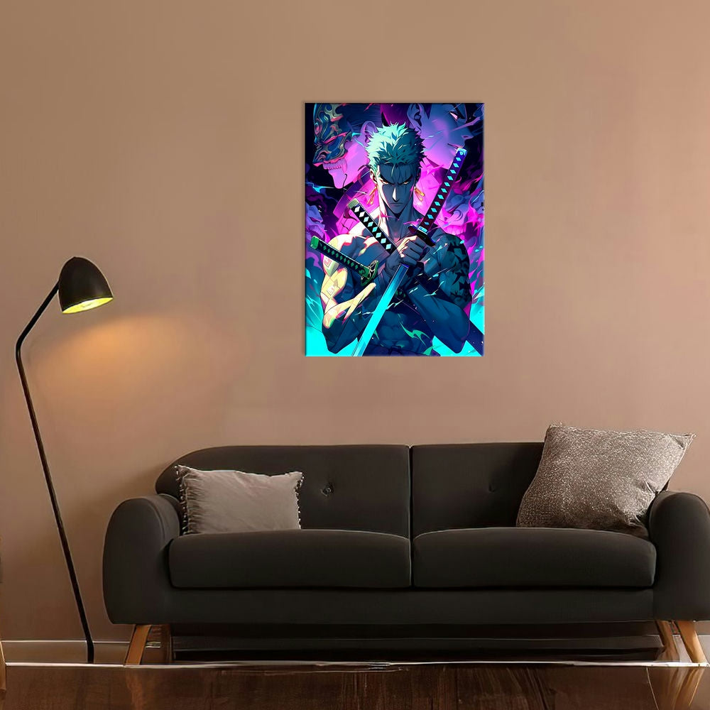 Metal Poster - One Piece Roronoa Zoro OP53 Mobile Case by CoverMeUp - Style 7