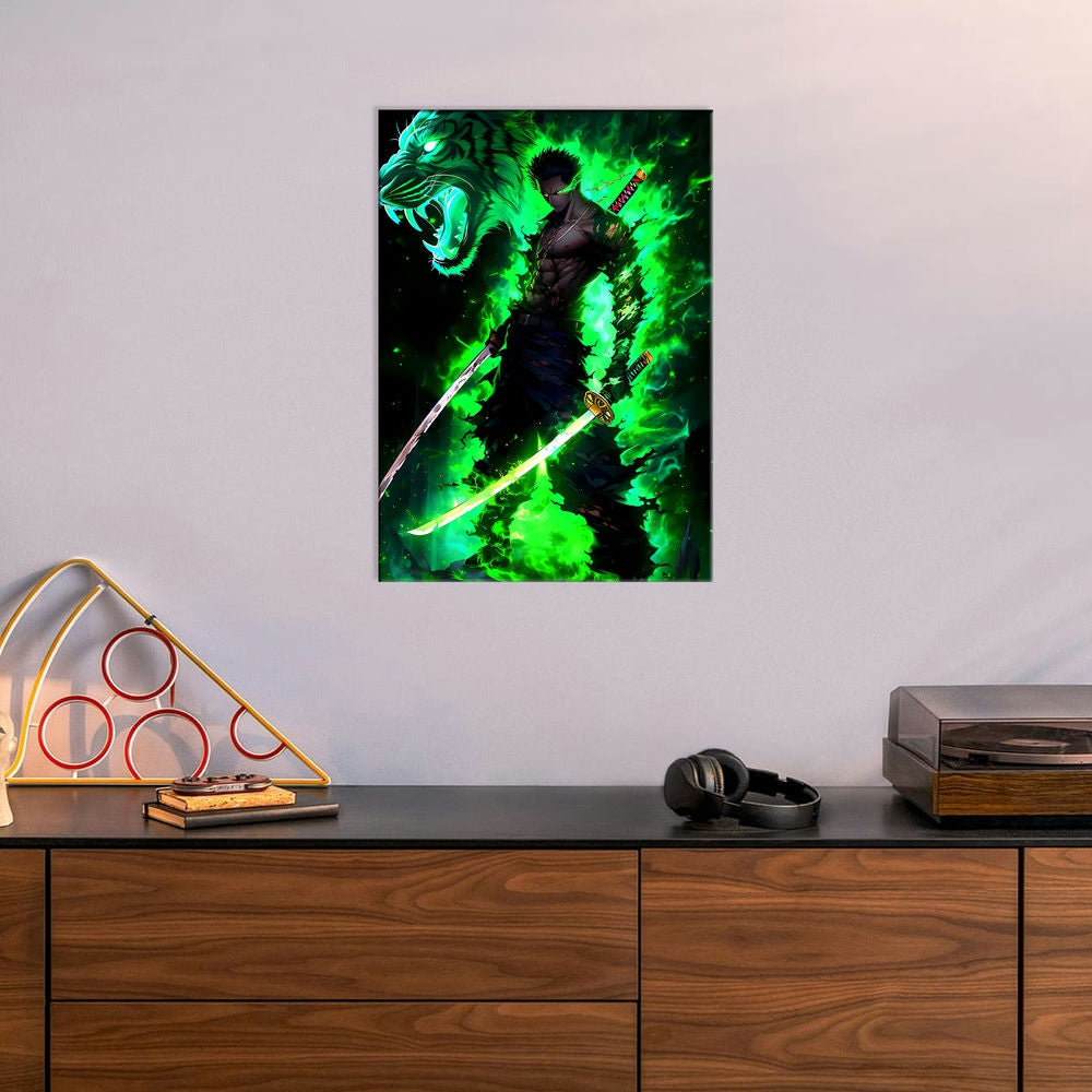 Metal Poster - One Piece Roronoa Zoro OP57 Mobile Case by CoverMeUp - Style 6