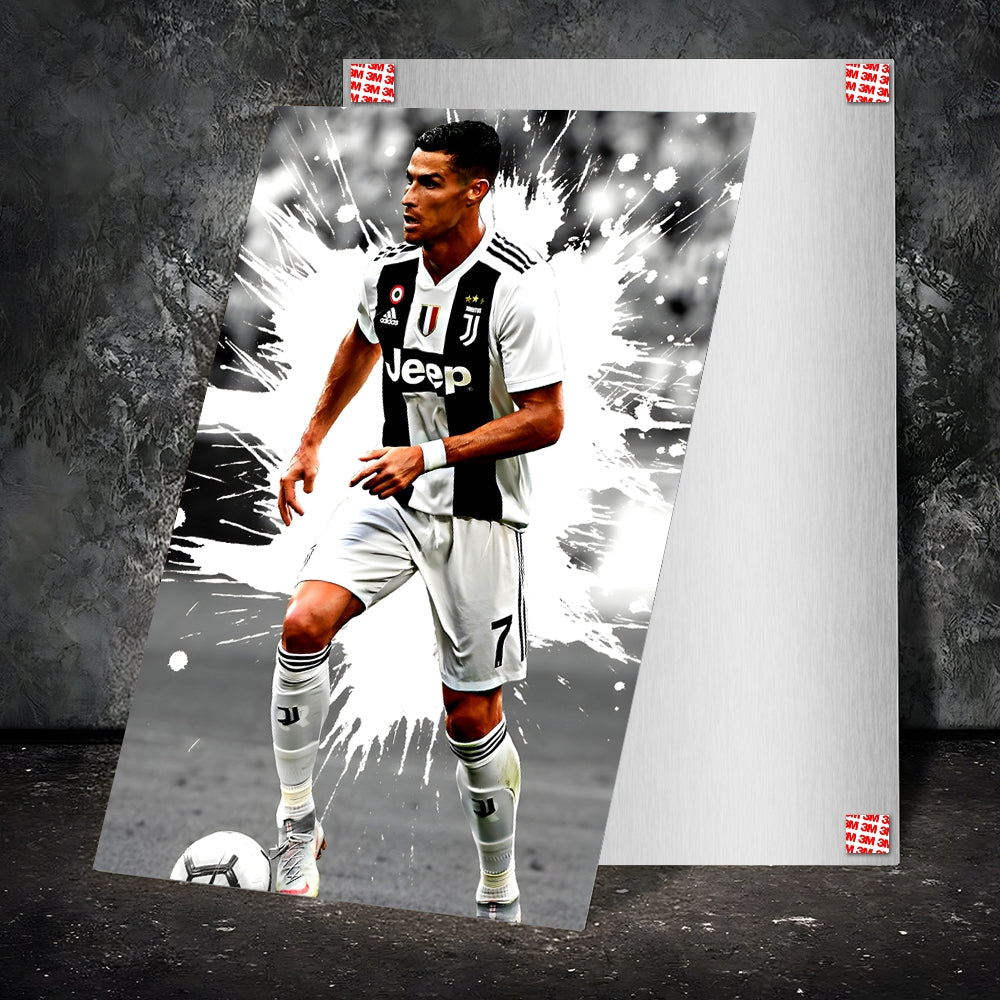 Metal Poster - Footballer Cristiano Ronaldo F03 Mobile Case by CoverMeUp - Style 2