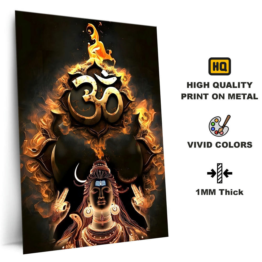 Metal Poster - Lord Shiva LS12 Mobile Case by CoverMeUp - Style 4