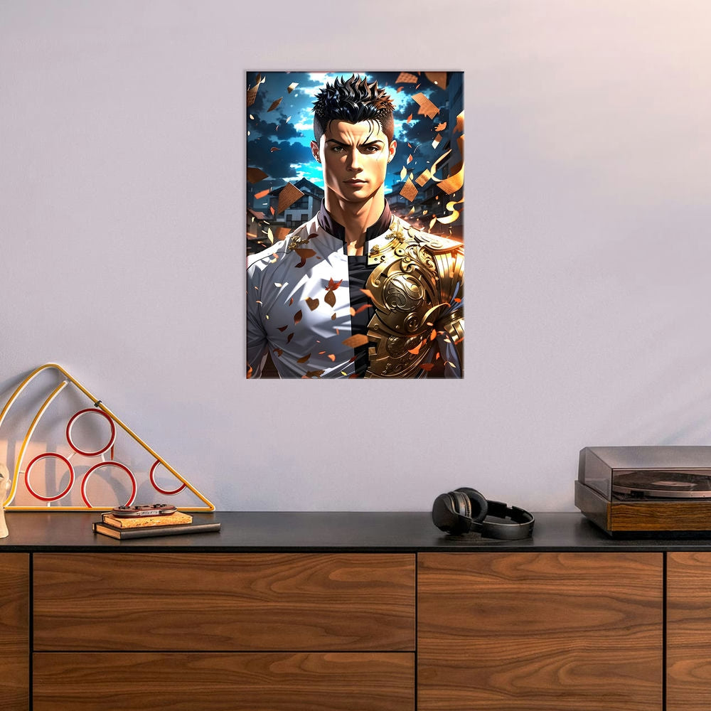 Metal Poster - Footballer Cristiano Ronaldo F07 Mobile Case by CoverMeUp - Style 6