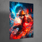 Metal Poster - Anime One Piece Luffy OP64 Mobile Case by CoverMeUp - Style 3