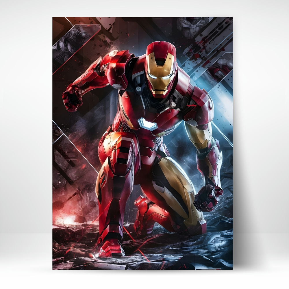 Metal Poster - Superhero Iron Man IM04 Mobile Case by CoverMeUp