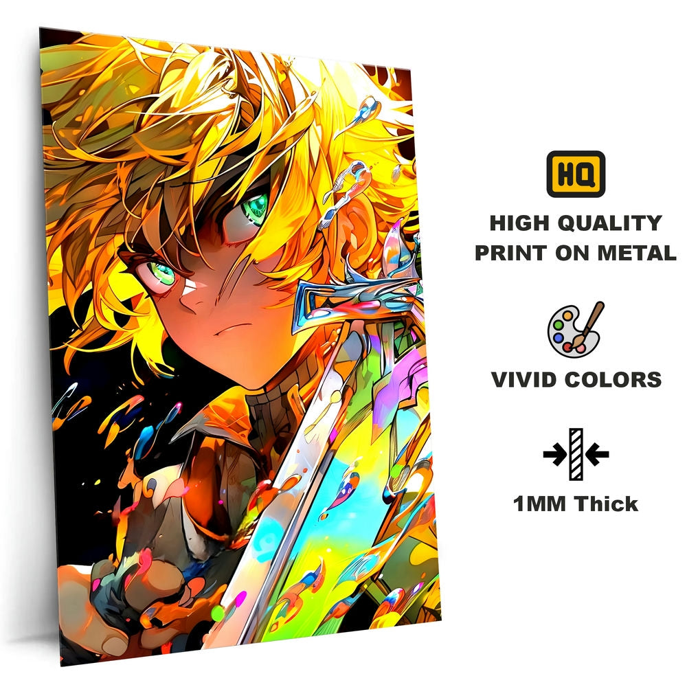 Metal Poster - Anime Demon Slayer DS03 Mobile Case by CoverMeUp - Style 4