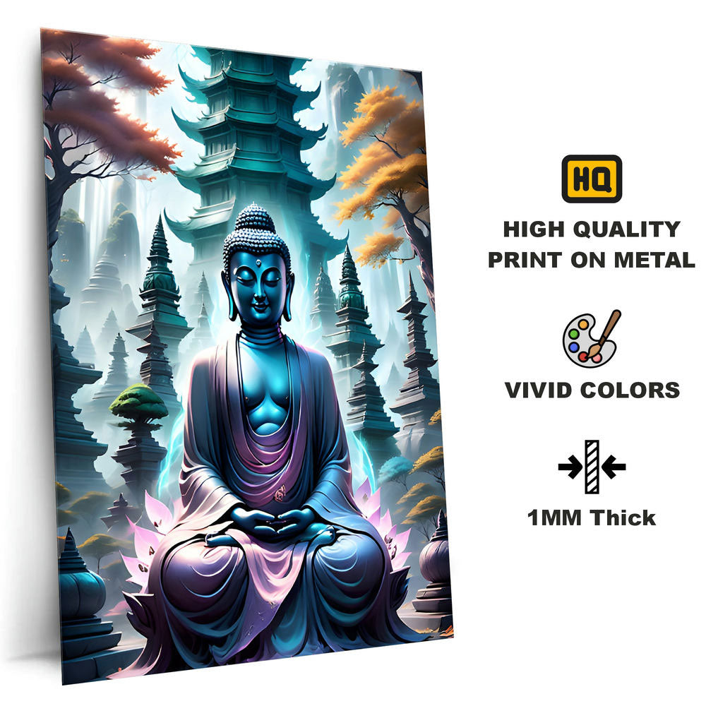 Metal Poster - Lord Buddha LB01 Mobile Case by CoverMeUp - Style 4