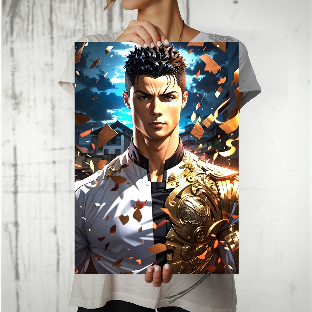 Metal Poster - Footballer Cristiano Ronaldo F07 Mobile Case by CoverMeUp - Style 8