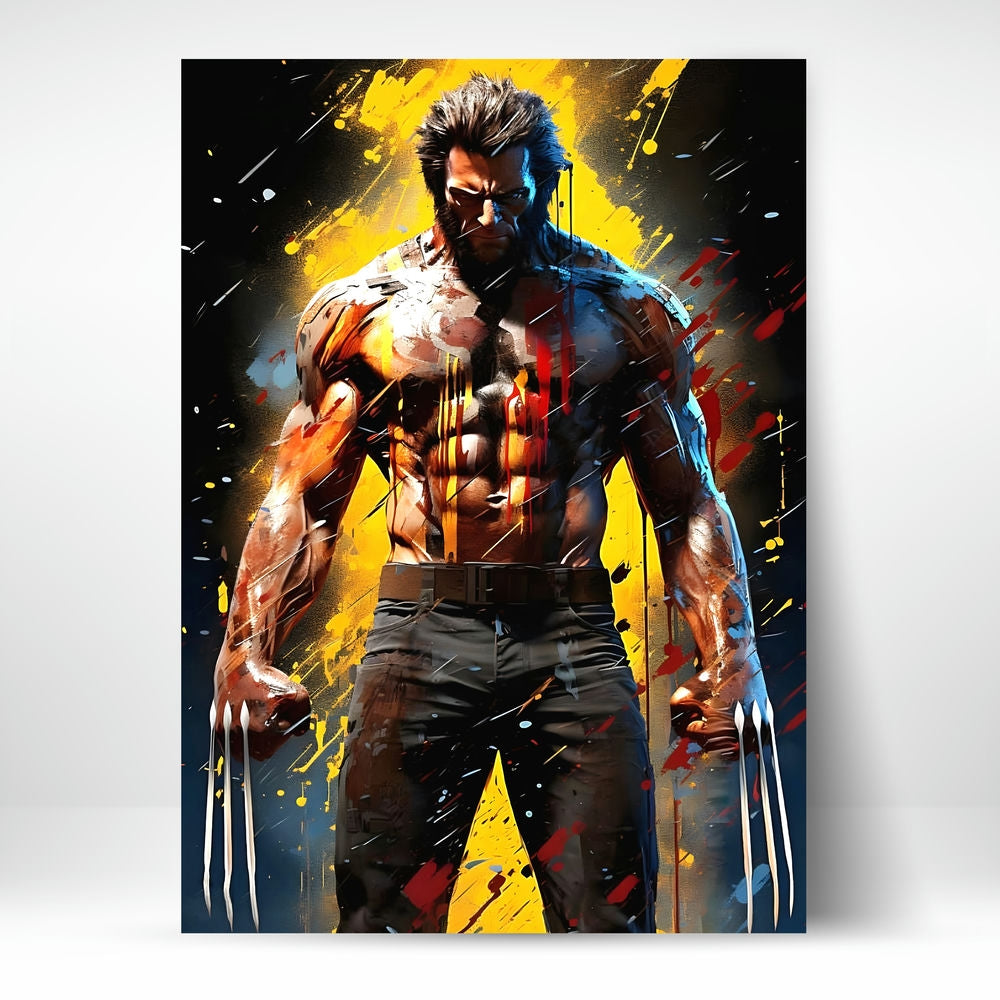 Metal Poster - Superhero Wolverine WOL02 Mobile Case by CoverMeUp
