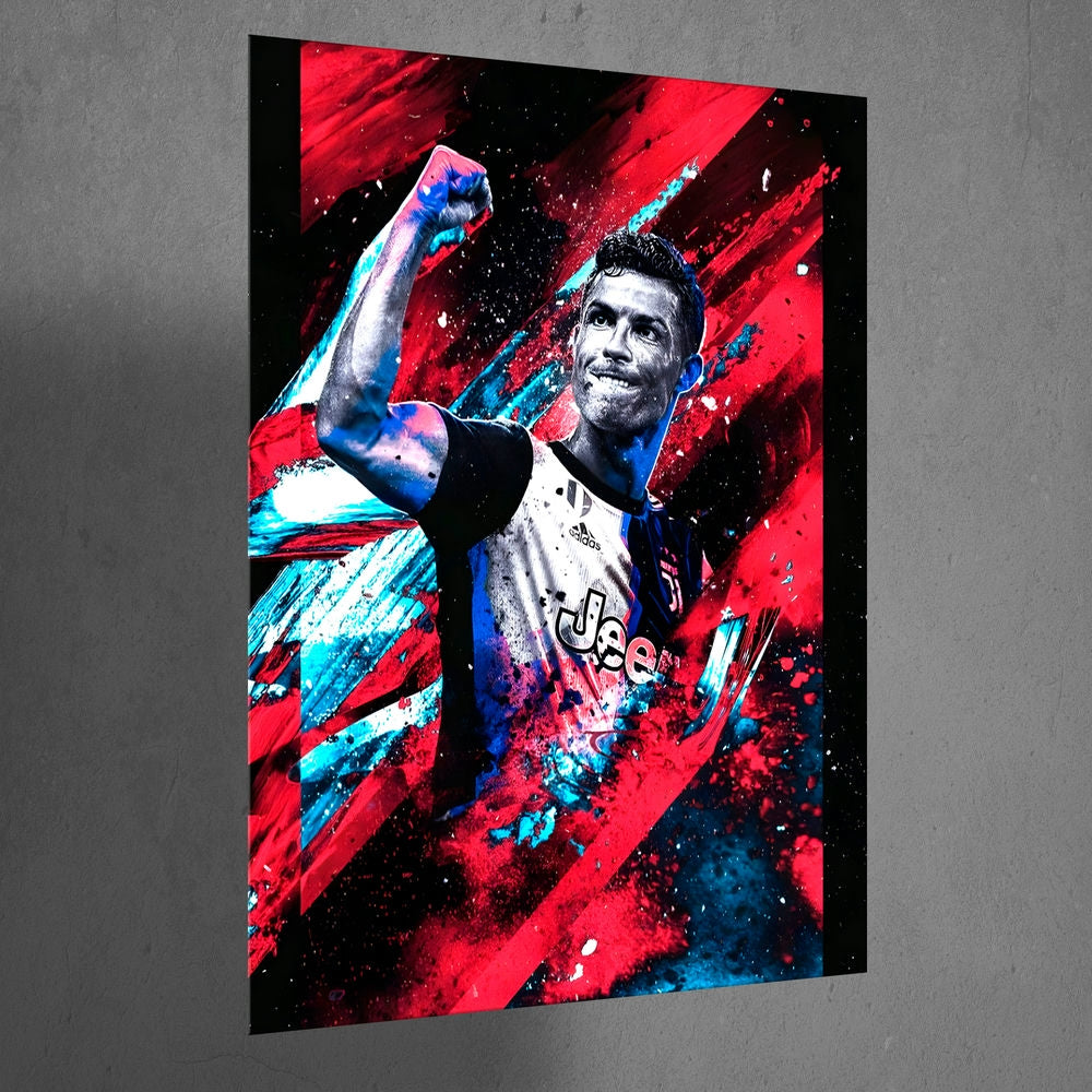 Metal Poster - Footballer Cristiano Ronaldo F08 Mobile Case by CoverMeUp - Style 3