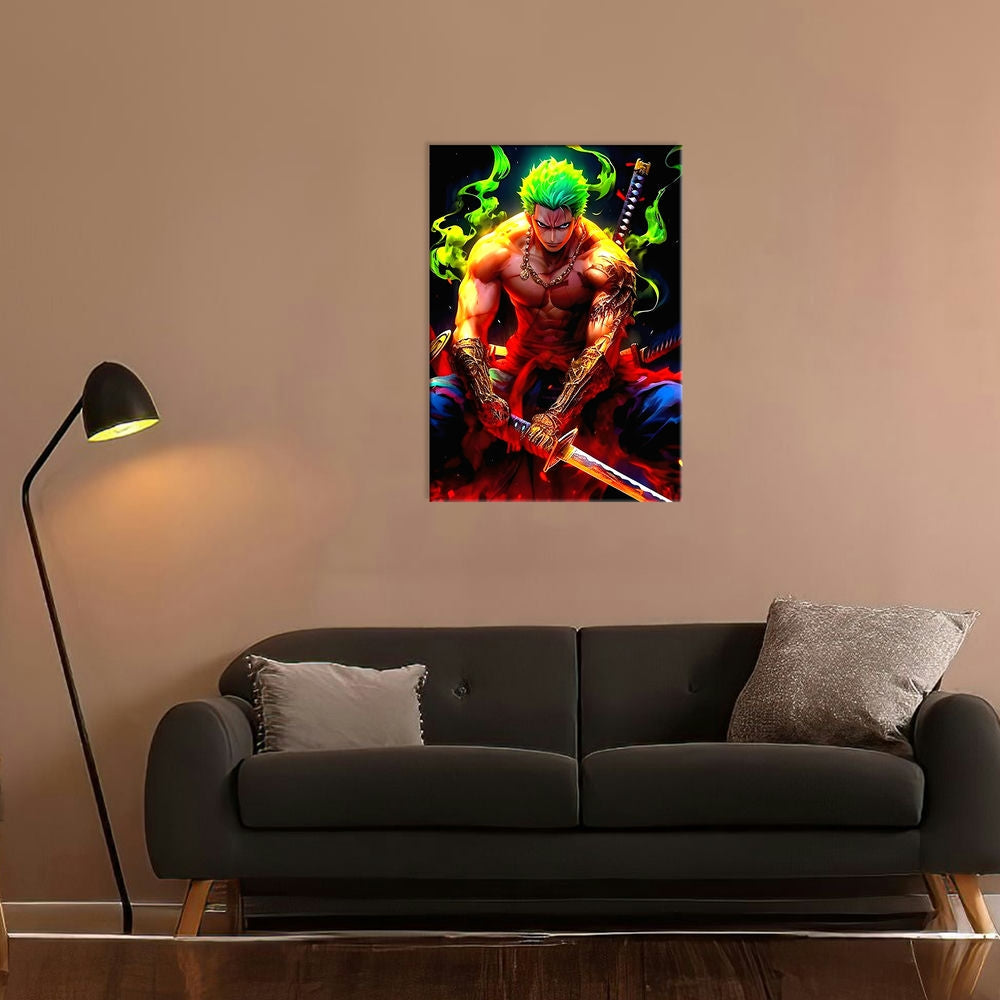 Metal Poster - One Piece Roronoa Zoro OP56 Mobile Case by CoverMeUp - Style 7