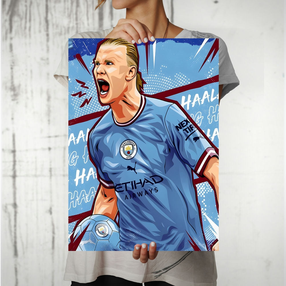 Metal Poster - Footballer Erling Haaland EH03 Mobile Case by CoverMeUp - Style 8