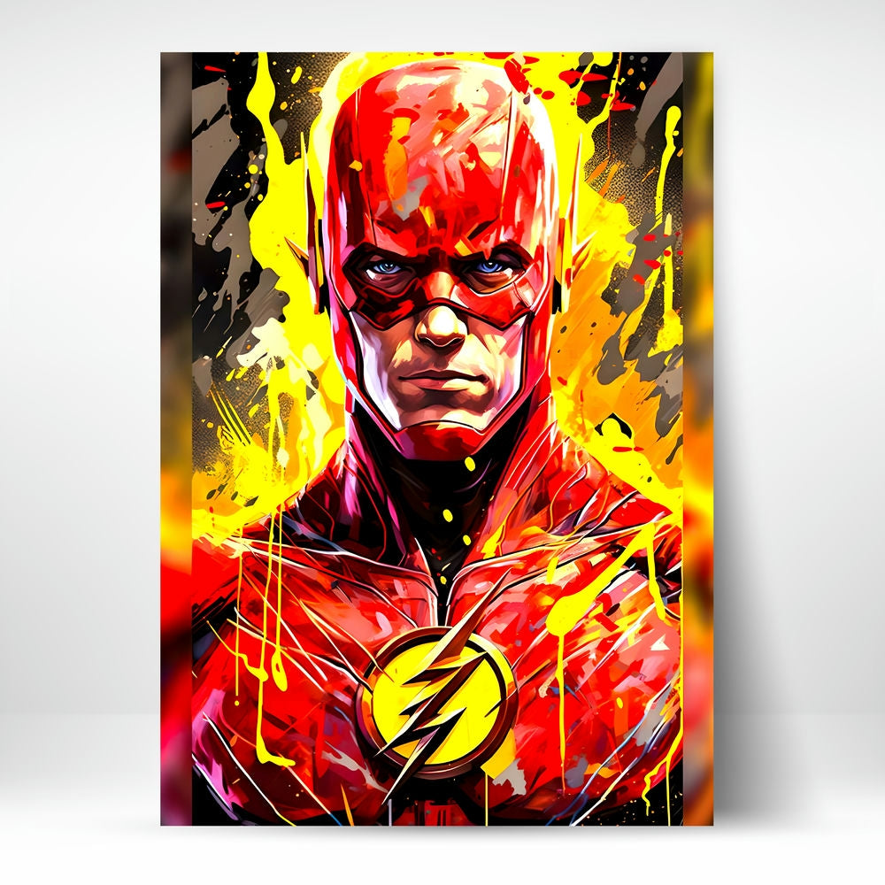 Metal Poster - Superhero Flash FH01 Mobile Case by CoverMeUp