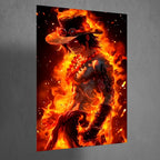 Metal Poster - One Piece Portgas D Ace OP16 Mobile Case by CoverMeUp - Style 3