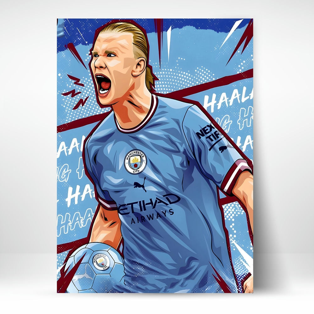 Metal Poster - Footballer Erling Haaland EH03 Mobile Case by CoverMeUp