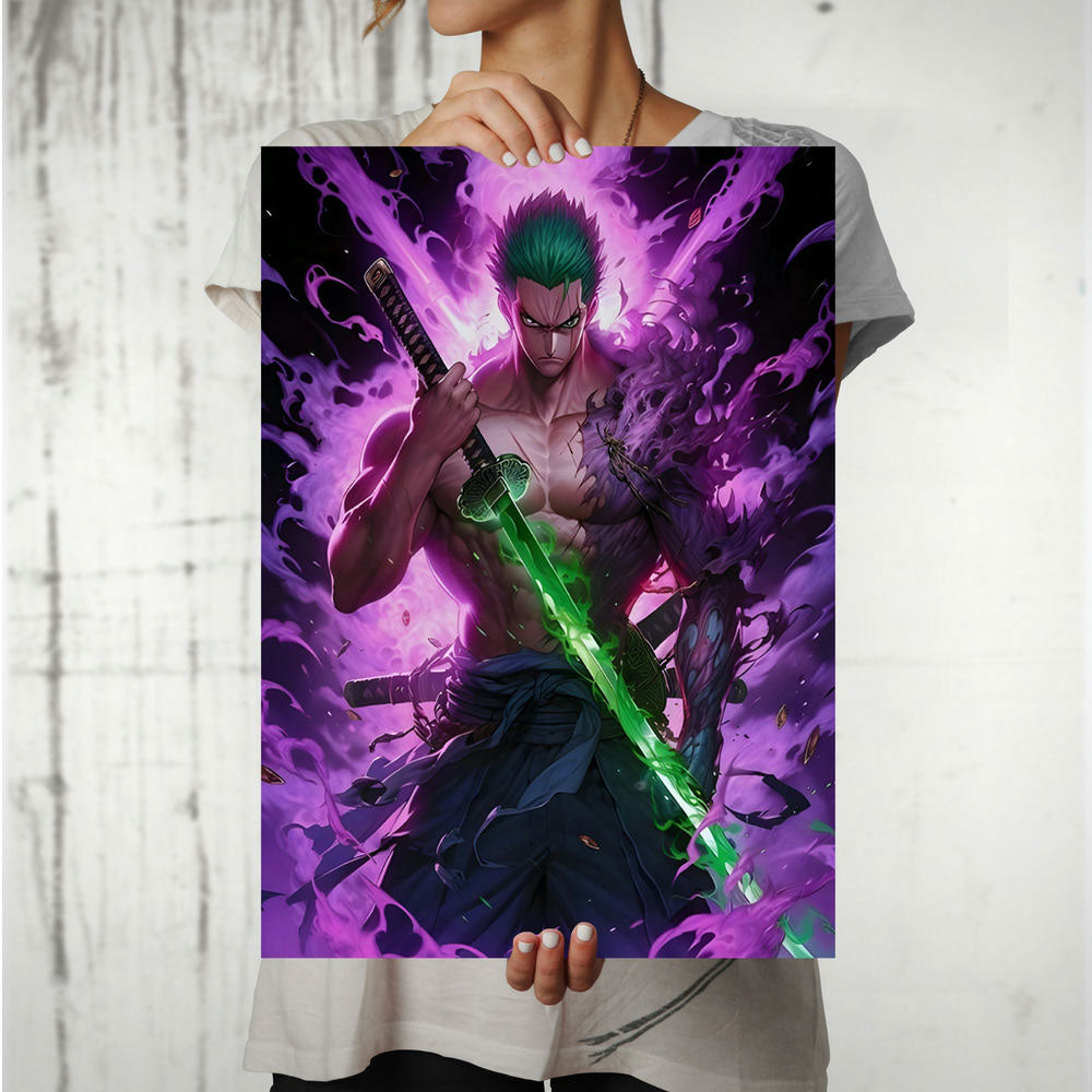 Metal Poster - One Piece Roronoa Zoro OP28 Mobile Case by CoverMeUp - Style 8