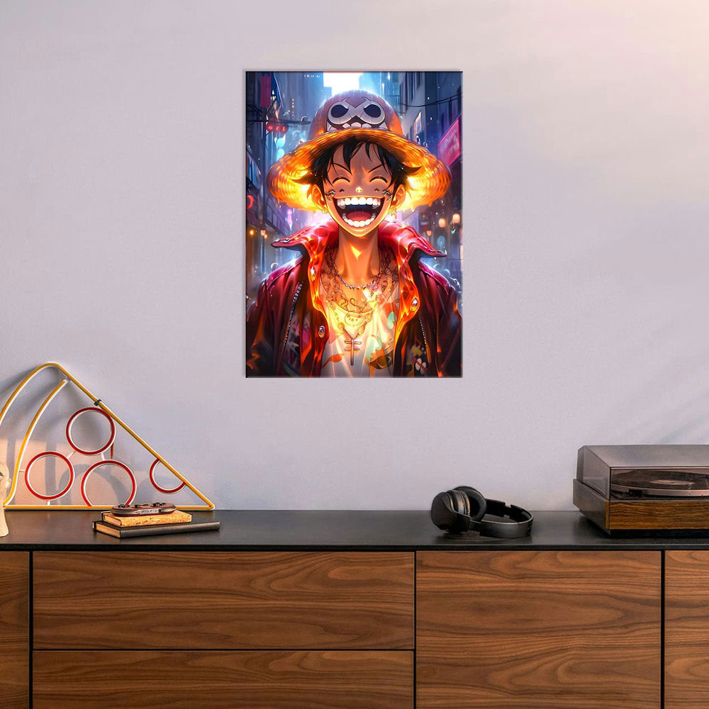Metal Poster - One Piece Monkey D Luffy OP08 Mobile Case by CoverMeUp - Style 6