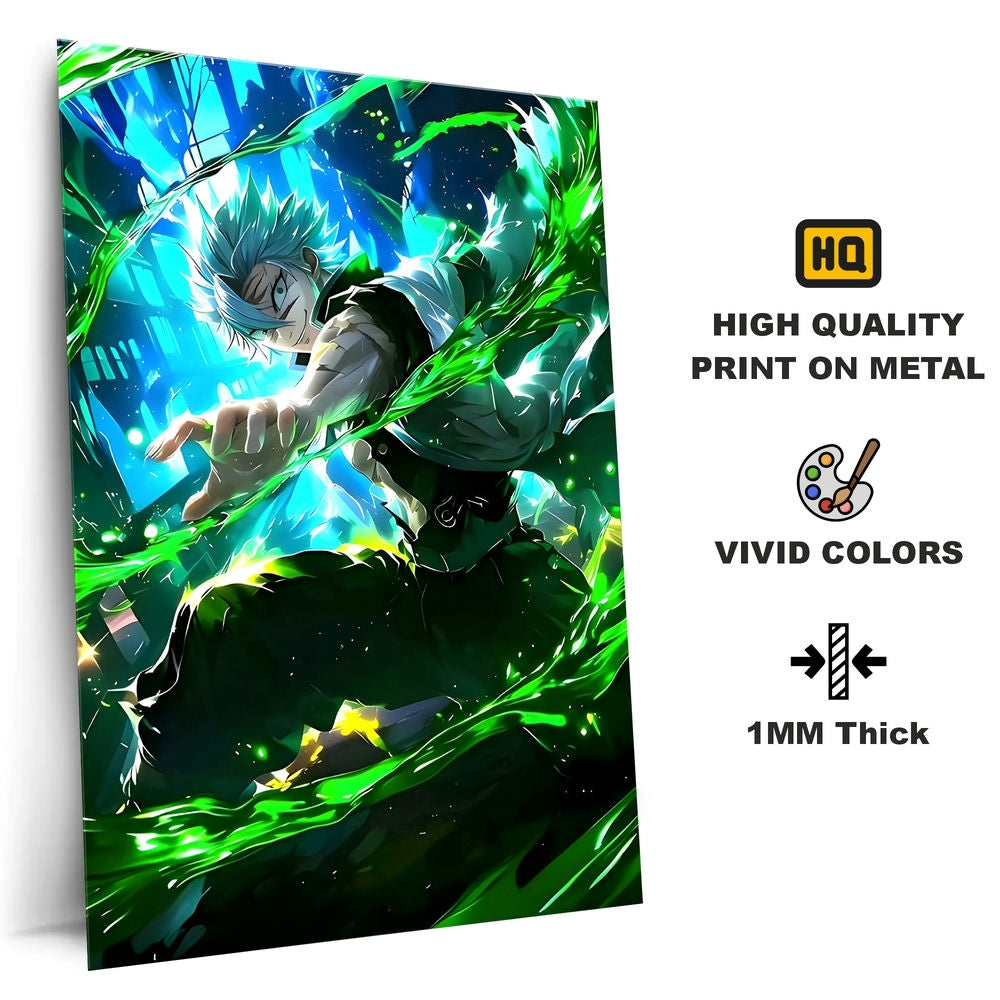 Metal Poster - Anime Demon Slayer DS02 Mobile Case by CoverMeUp - Style 4