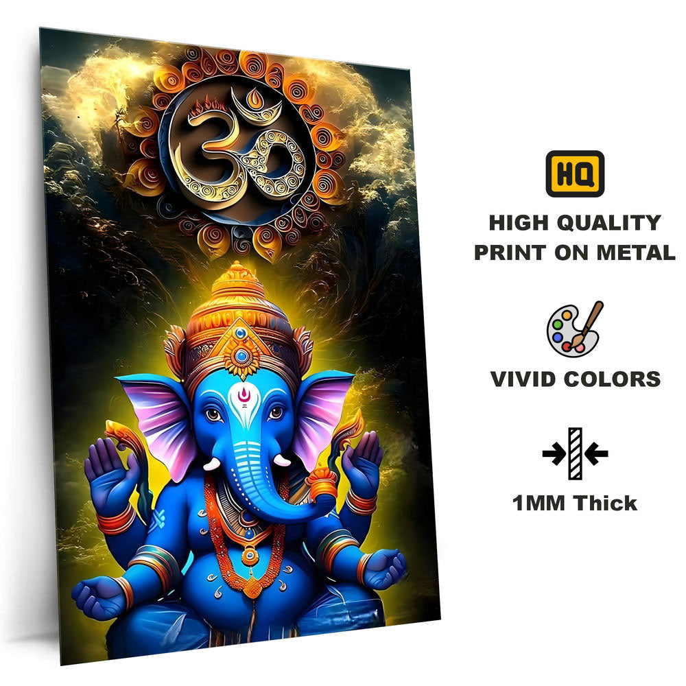 Metal Poster - Lord Ganesh LG01 Mobile Case by CoverMeUp - Style 4