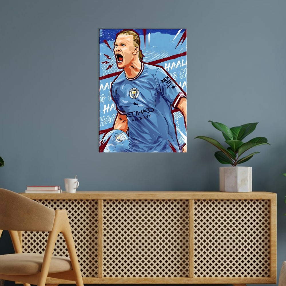 Metal Poster - Footballer Erling Haaland EH03 Mobile Case by CoverMeUp - Style 5