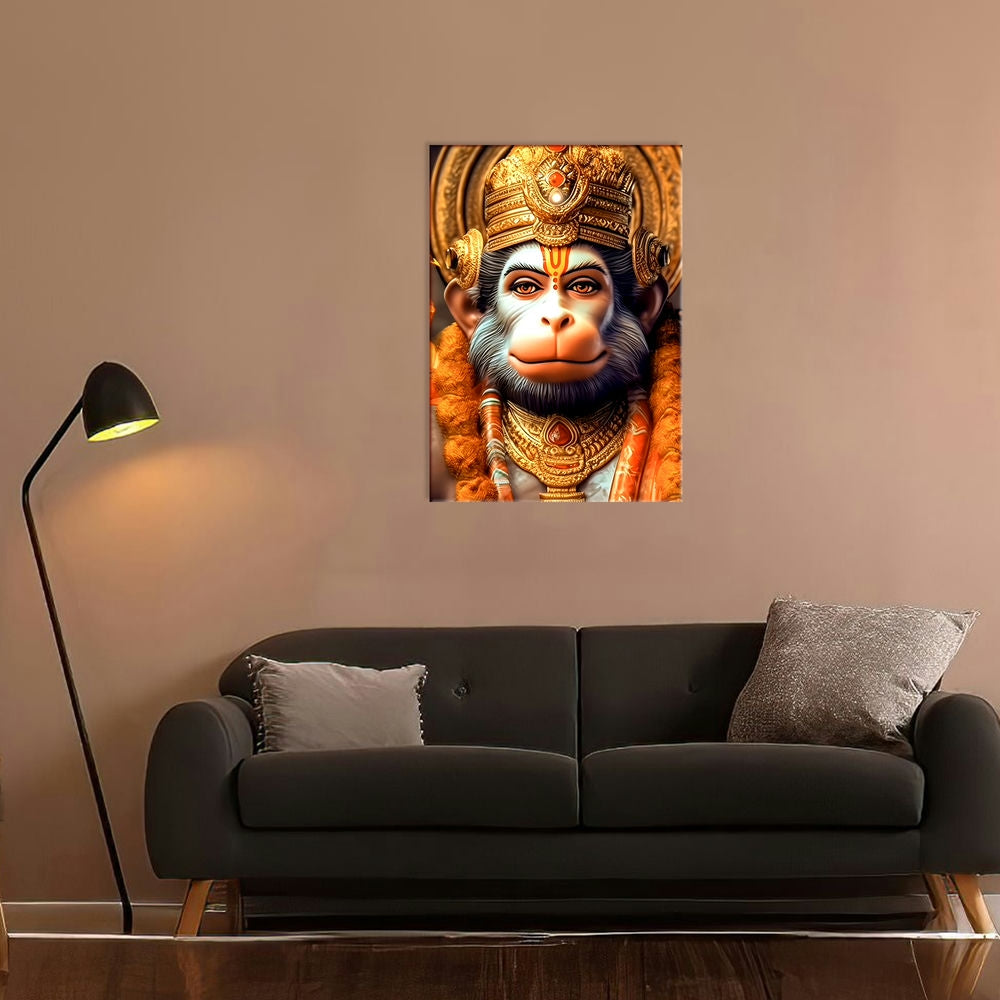 Metal Poster - Lord Hanuman LH03 Mobile Case by CoverMeUp - Style 7