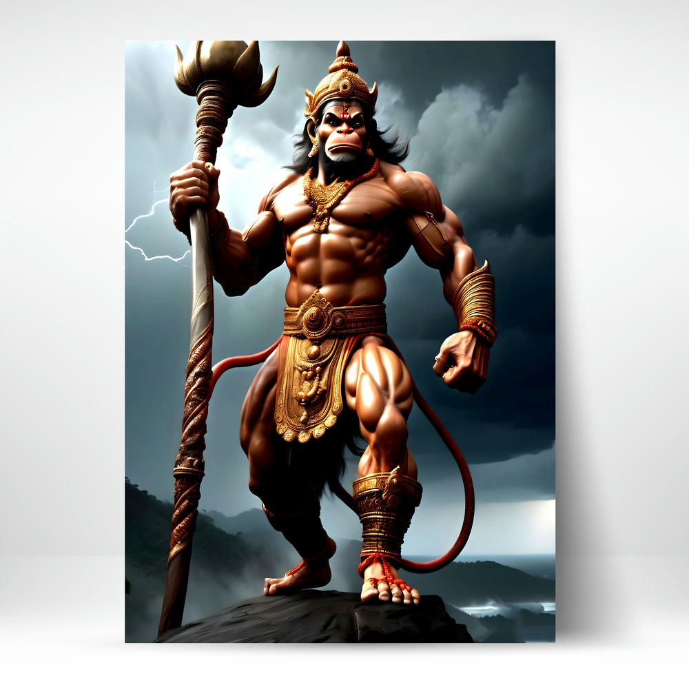 Metal Poster - Lord Hanuman LH06 Mobile Case by CoverMeUp