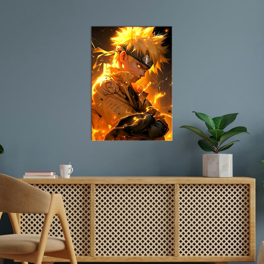 Metal Poster - Anime Naruto Uzumaki NU08 Mobile Case by CoverMeUp - Style 5