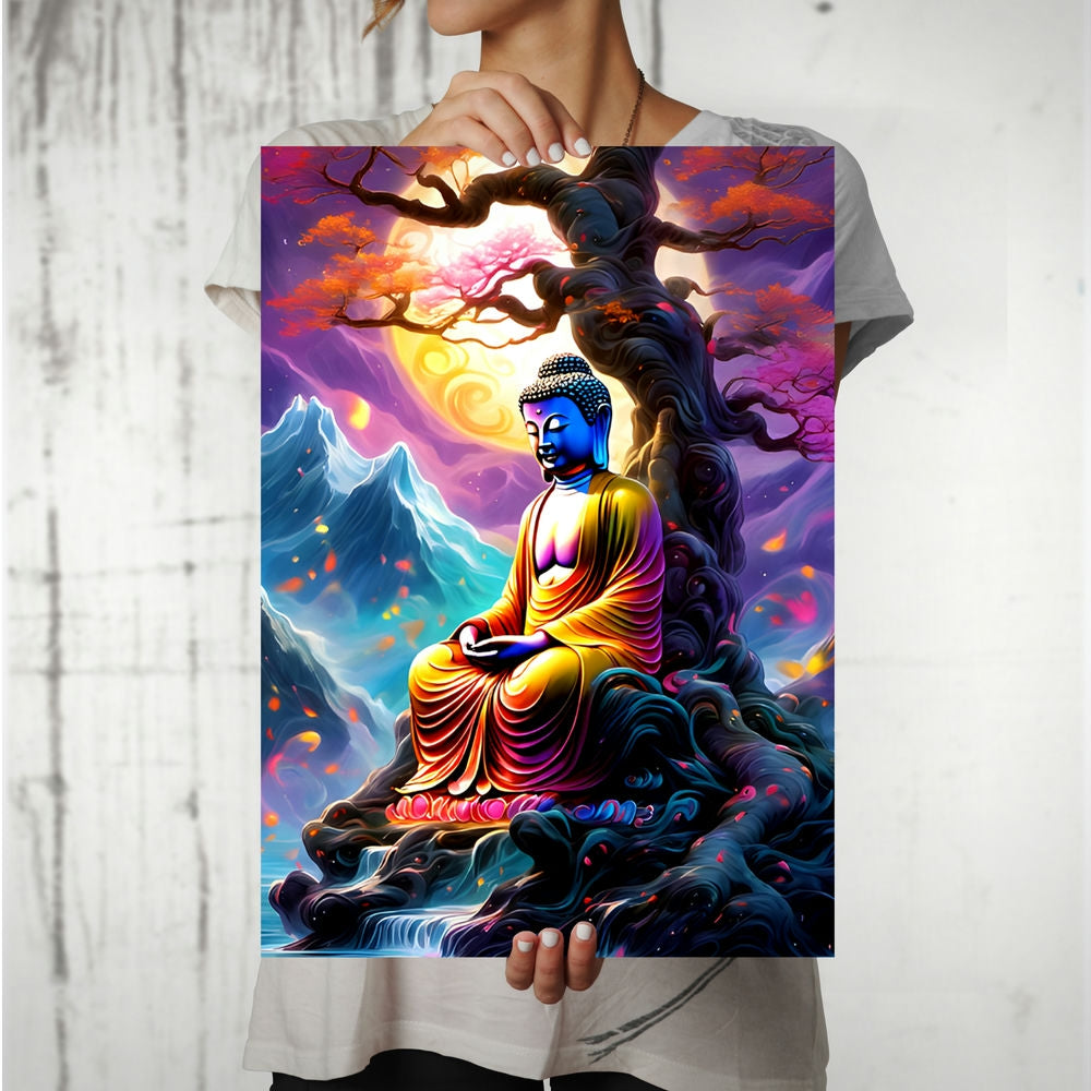 Metal Poster - Lord Buddha LB17 Mobile Case by CoverMeUp - Style 8