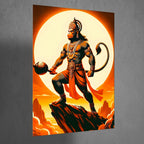 Metal Poster - Lord Hanuman LH09 Mobile Case by CoverMeUp - Style 3