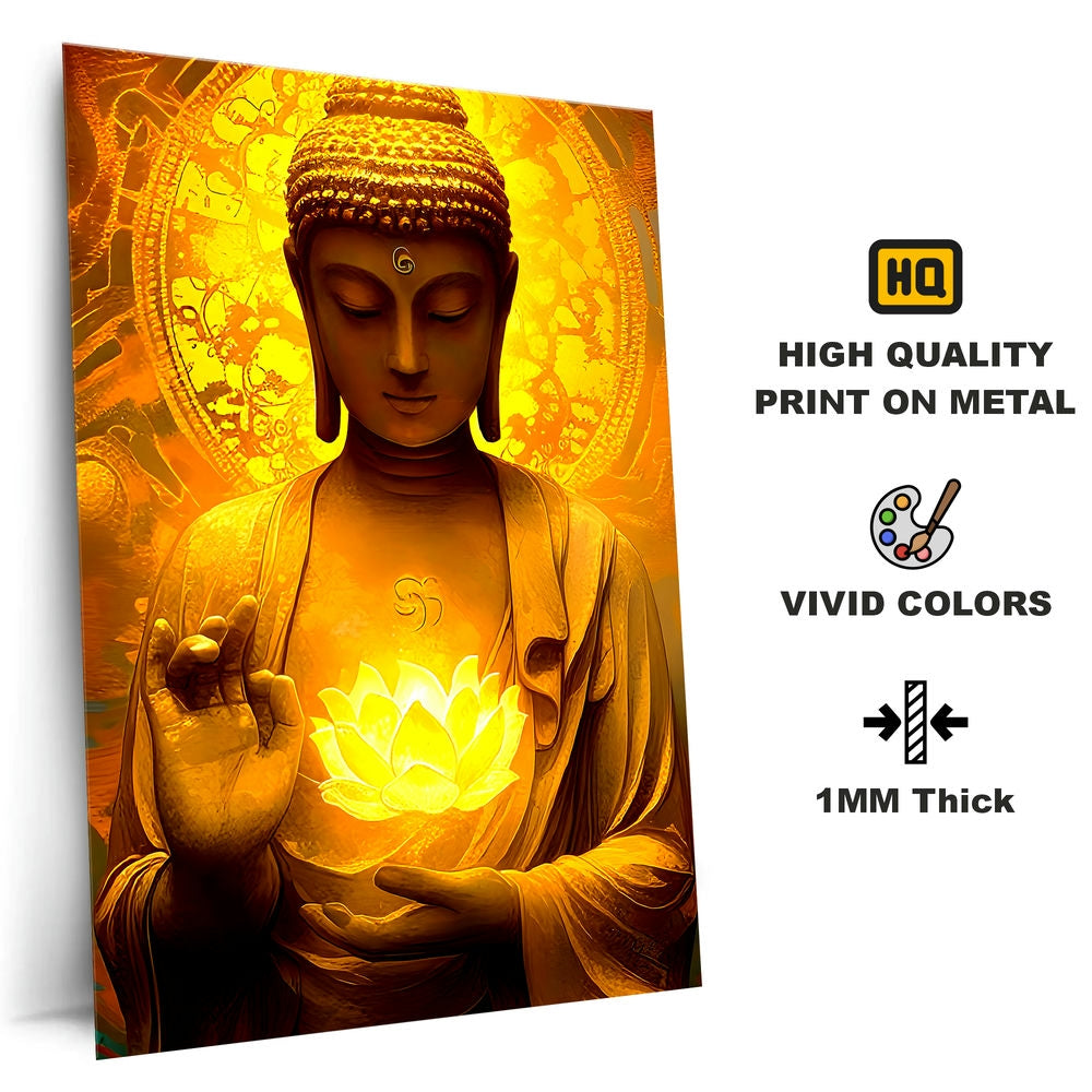 Metal Poster - Lord Buddha LB31 Mobile Case by CoverMeUp - Style 4