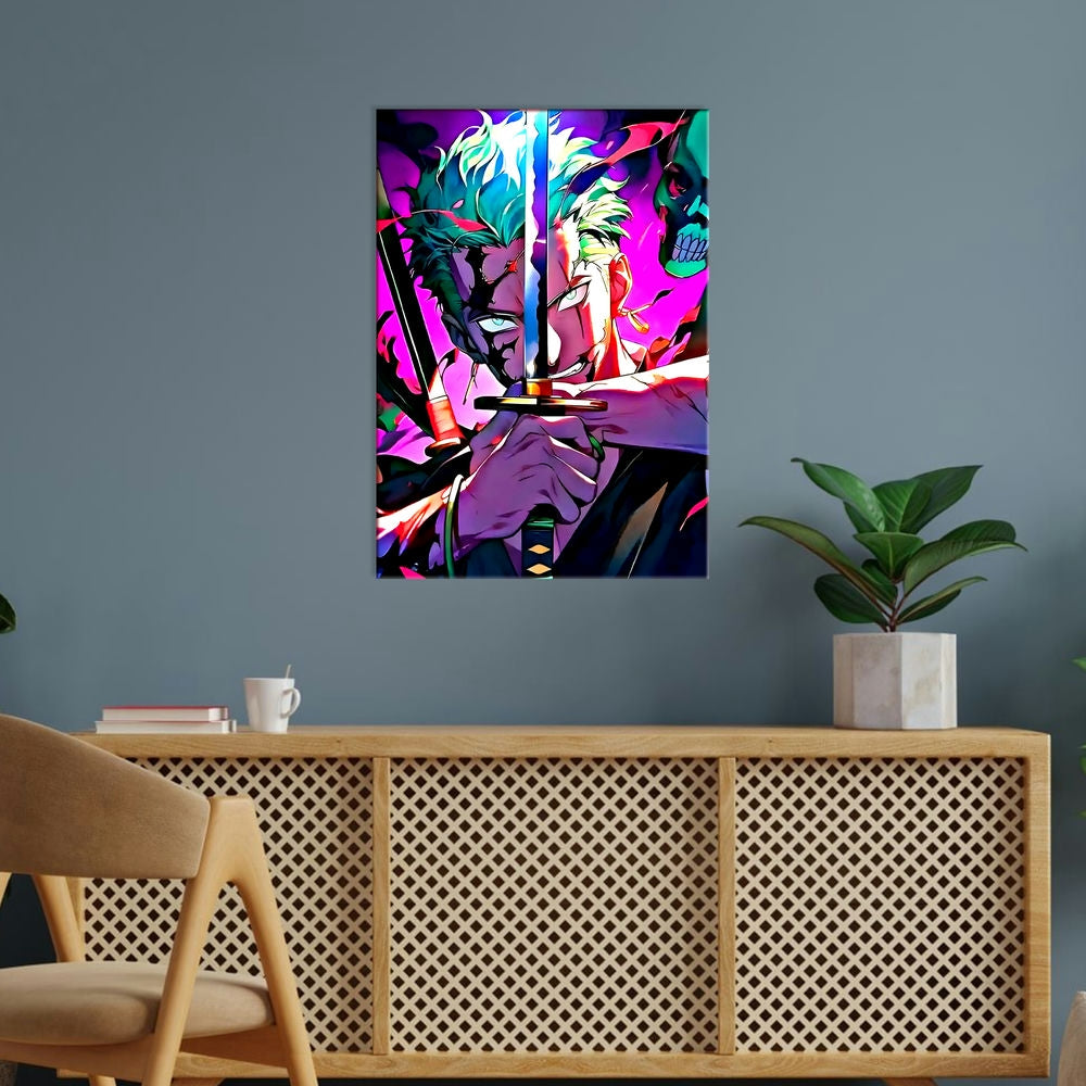 Metal Poster - One Piece Roronoa Zoro OP52 Mobile Case by CoverMeUp - Style 5