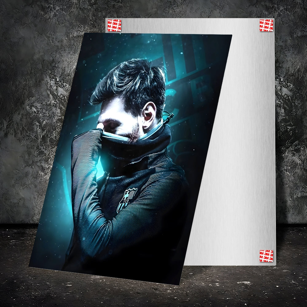 Metal Poster - Footballer Lionel Messi LM04 Mobile Case by CoverMeUp - Style 2