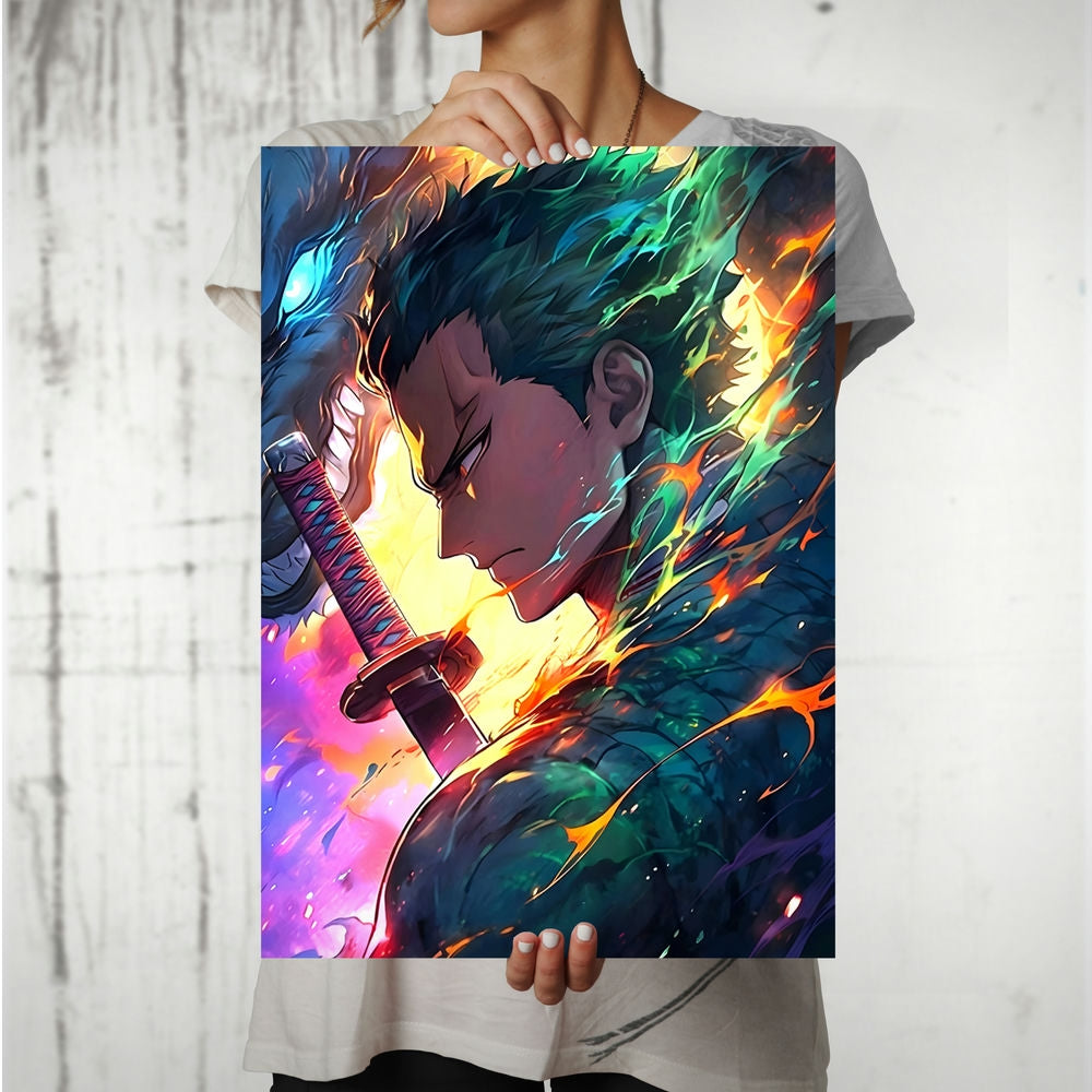 Metal Poster - One Piece Roronoa Zoro OP47 Mobile Case by CoverMeUp - Style 8