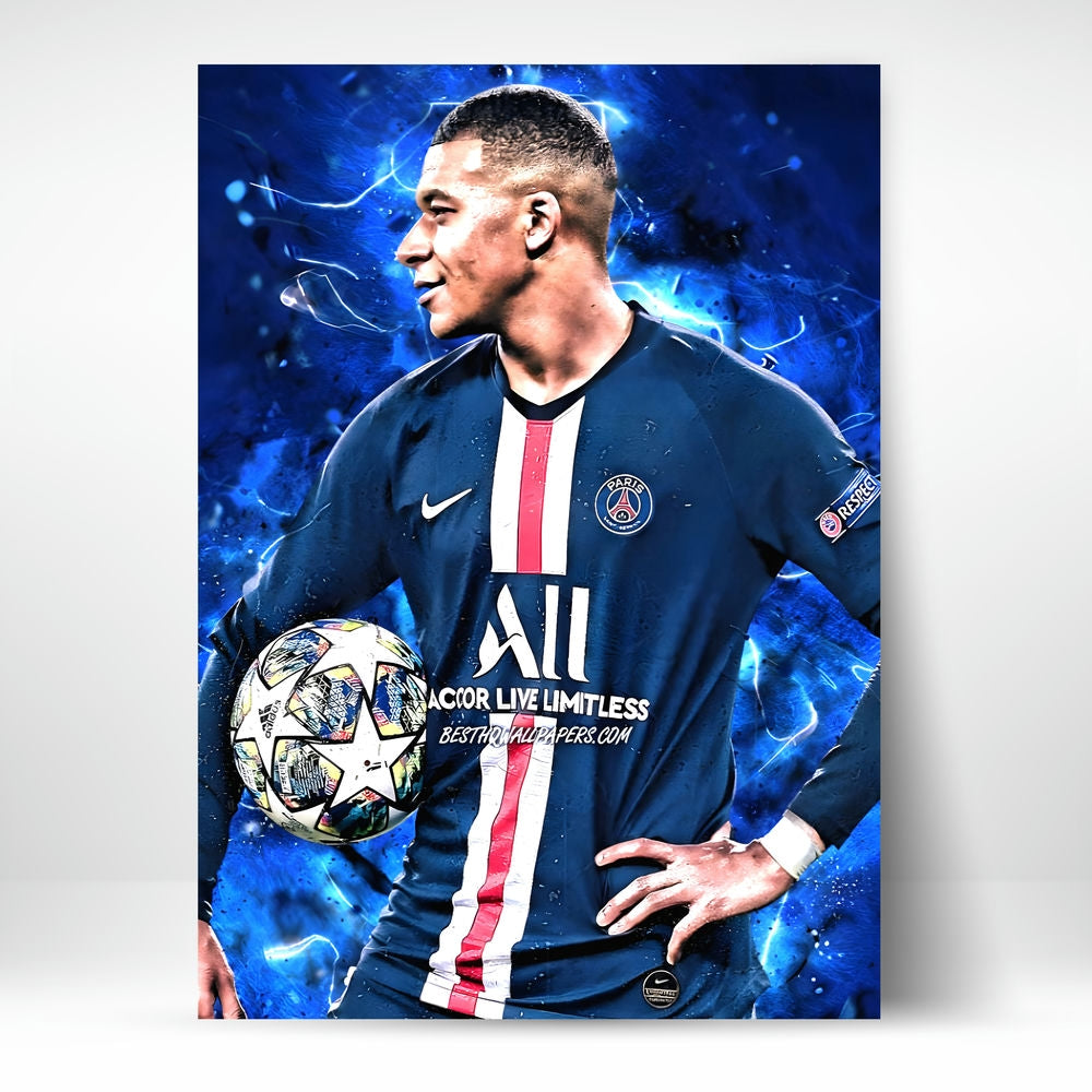 Metal Poster - Footballer Kylian Mbappe KM04 Mobile Case by CoverMeUp