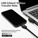 Aulumu M07 Light Carbon 240W Hi-Speed Charging & Data USB-C Cable