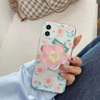 Floral Oil Phone Holder Custom Slim Soft Cases Mobile Case by CoverMeUp - Style 2