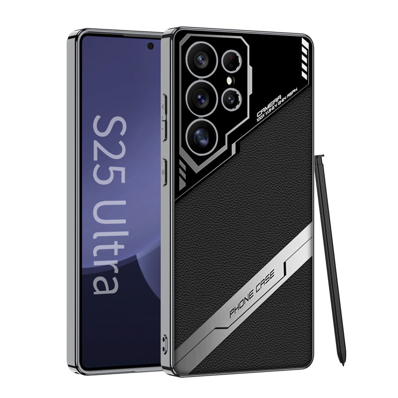 echo-pro-level-leather-electroplated-case-samsung