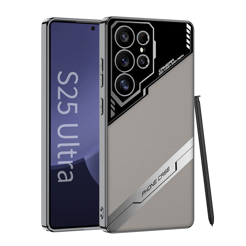echo-pro-level-leather-electroplated-case-samsung