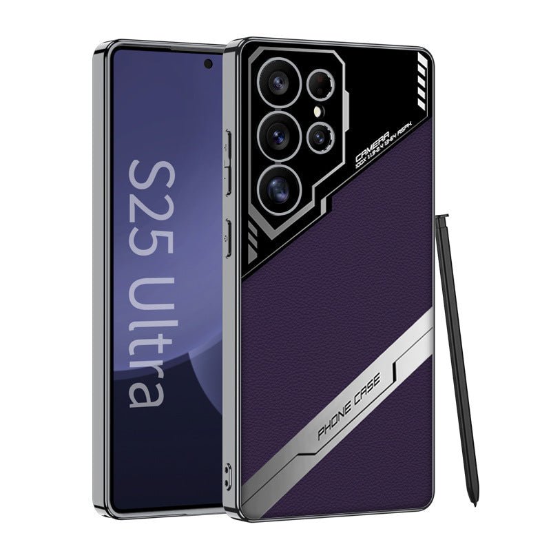 echo-pro-level-leather-electroplated-case-samsung