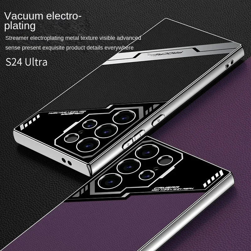 echo-pro-level-leather-electroplated-case-samsung