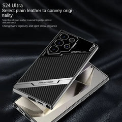 echo-pro-level-leather-electroplated-case-samsung