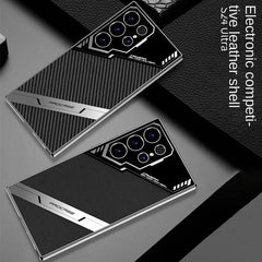 echo-pro-level-leather-electroplated-case-samsung