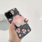Floral Oil Phone Holder Custom Slim Soft Cases Mobile Case by CoverMeUp