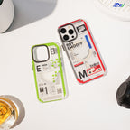 Protective Apple iPhone Back Cover - iPhone HD Label Print Magsafe Case - Style 10