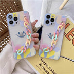 Rainbow Smile Bracelet Custom Slim Soft Cases Mobile Case by CoverMeUp