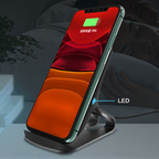 Metal Bracket Desktop Wireless Charger Mobile Case by CoverMeUp - Style 14