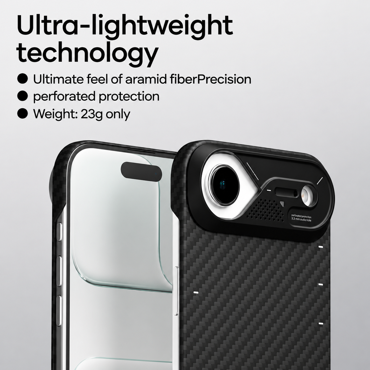 Aulumu A17 Aramid Fiber Case for iPhone Air | Ultra Slim | MagSafe